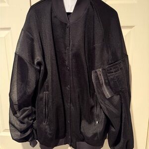 ALO Yoga Black Bomber Jacket